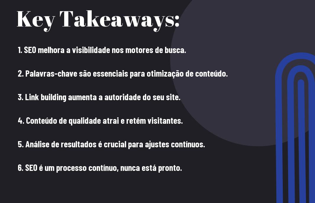 O que é SEO takeaways