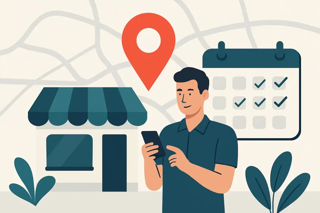 SEO local que vira agenda cheia em serviços
